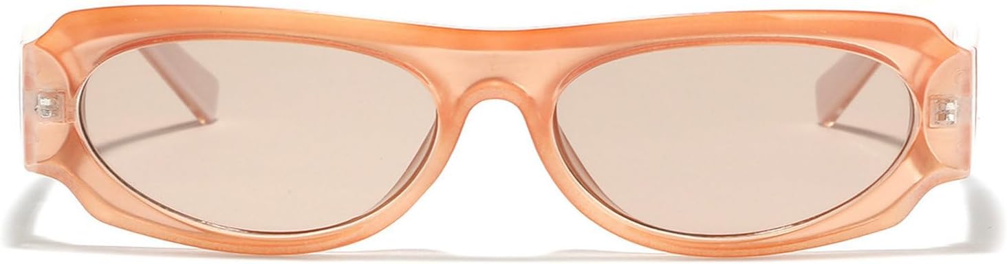 

Солнцезащитные очки Laureles Retro Small Square для женщин и мужчин, модные, многоугольные, красно-синие, в стиле Y2K, женские, с защитой от УФ-излучения UV400, Champagne