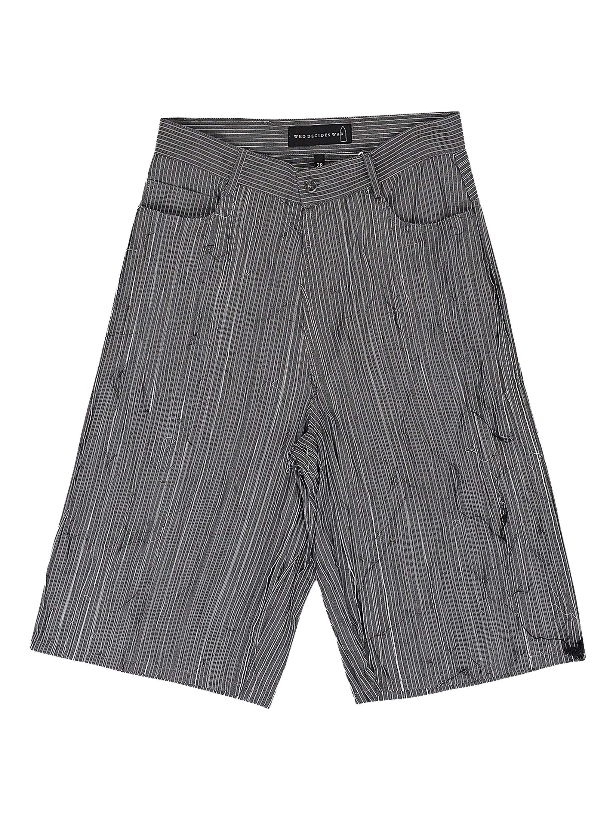 

Шорты с открытыми швами Who Decides War, серый