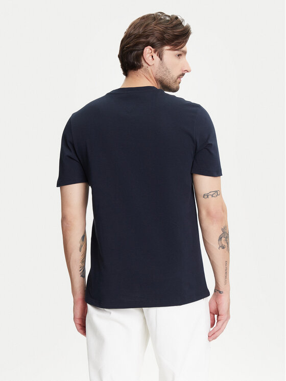 Футболка обычного кроя American Monotype MW0MW39843 Tommy Hilfiger, синий — фото 3