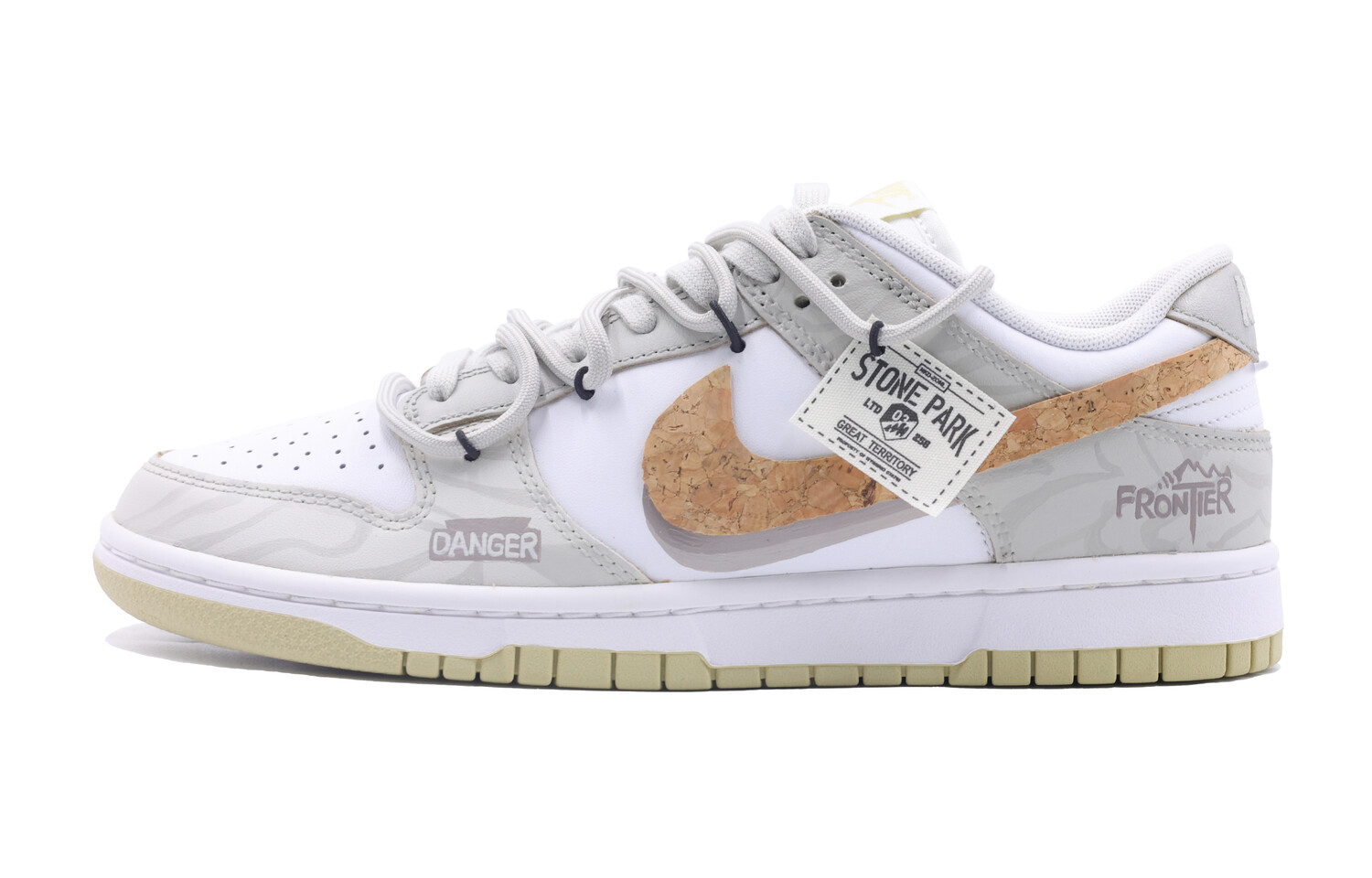 

Кроссовки для скейтбординга Dunk мужские с низким верхом цвета кофе Nike, цвет Apricot