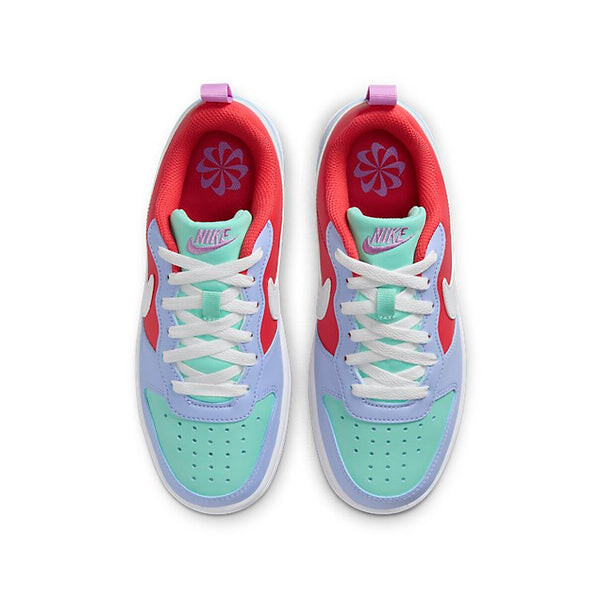 Кроссовки court borough low recraft 'cobalt bliss track red' Nike, синий — фото 3