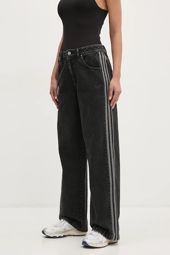 

Хлопковые джинсы Denim 3S Pant Adidas Originals, черный