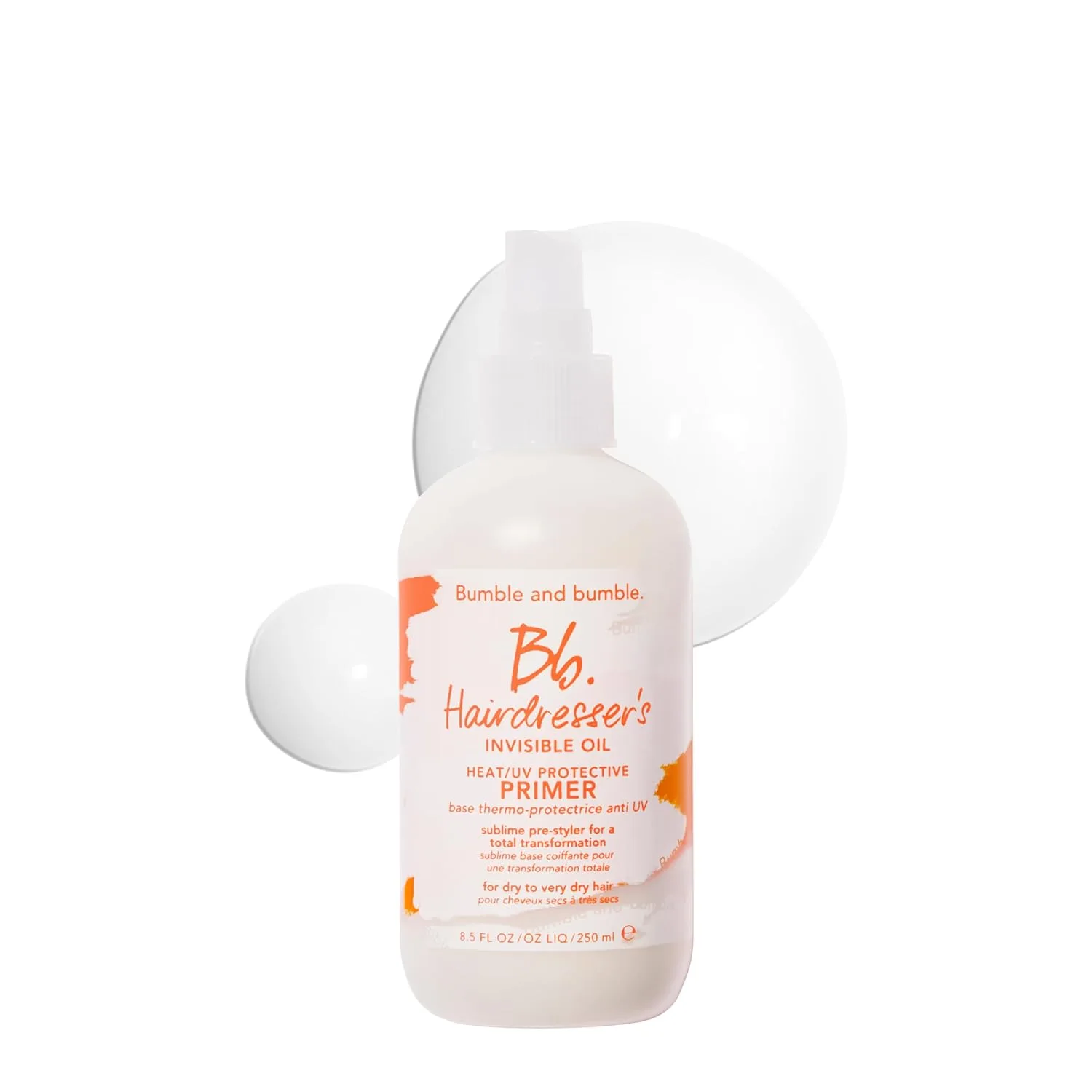 Bumble and bumble Hairdresser's Invisible Oil Heat/UV Protection Leave-In Conditioner Hair Primer, увлажняющий, против завивки, для всех типов волос, с аргановым и кокосовым маслом Bumble And Bumble