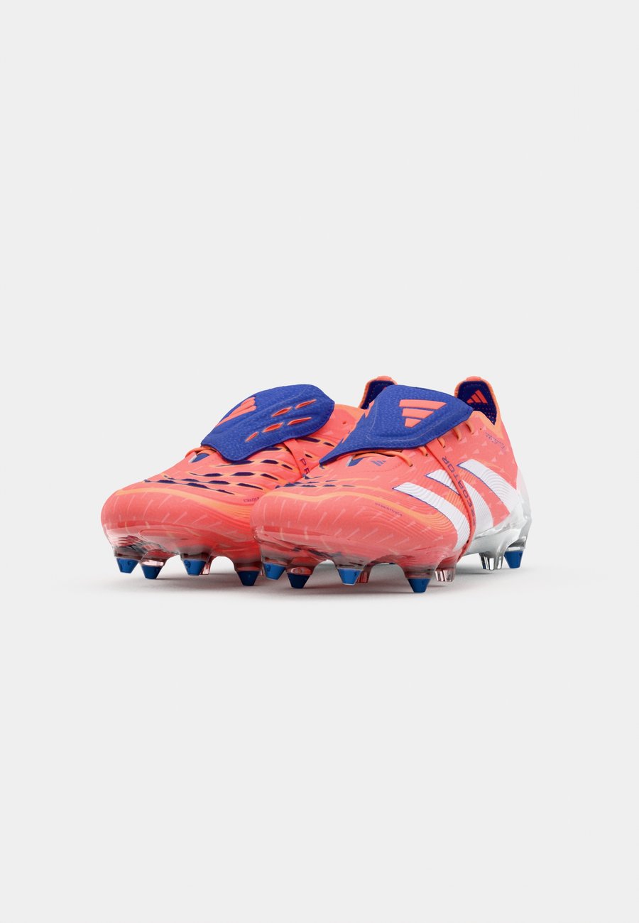 Кроссовки Adidas Performance PREDATOR ELITE FOLD-OVER TONGUE SOFT GROUND FOOTBALL BOOTS, Signal Coral/Footwear White/Beam Orange/Coral — фото 4