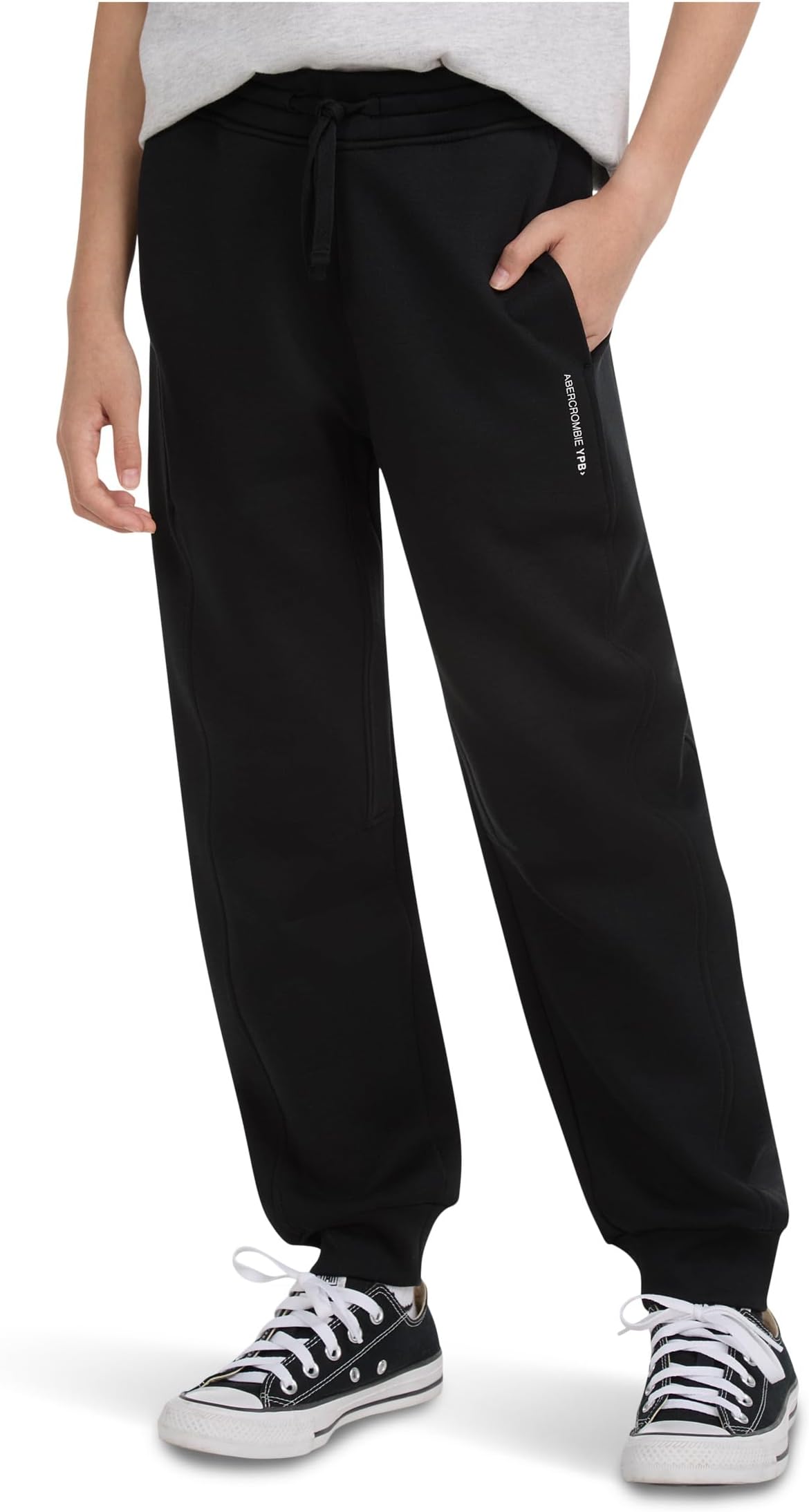 

Брюки abercrombie kids Neoknit Slim Joggers, цвет Black Beauty(beautiful Black)