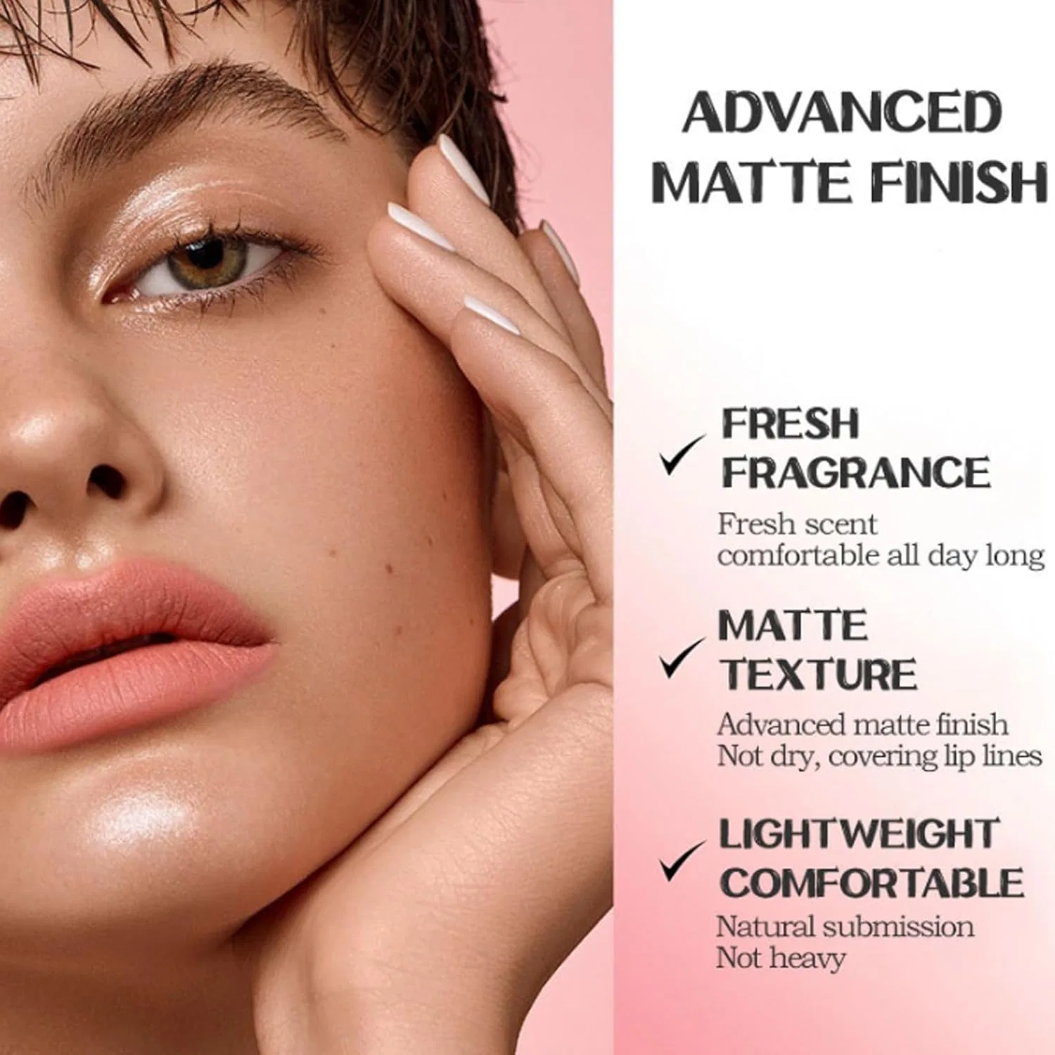 Набор матовых губных помад 6 шт, Velvet Lipstick Set, Generic, 6 цветов — фото 3