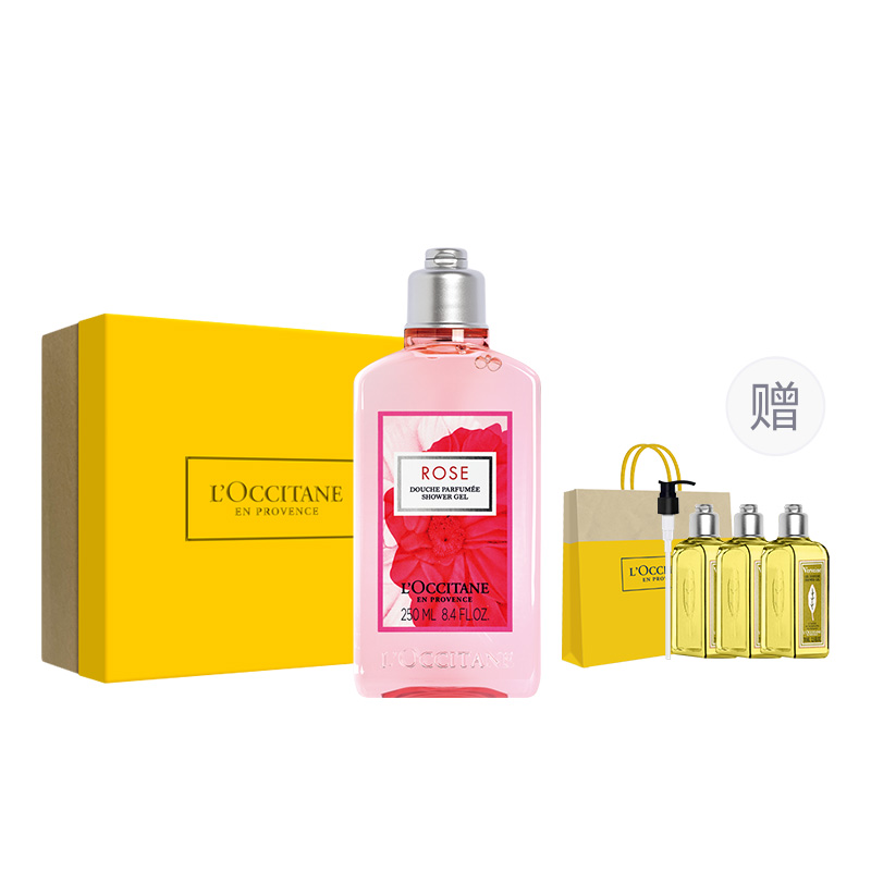 

L'OCCITANE Heart Of The Rose гель для душа очищающий 250 мл LOCCITANE, 250ml with A Complimentary 210ml Verbena Shower Gel
