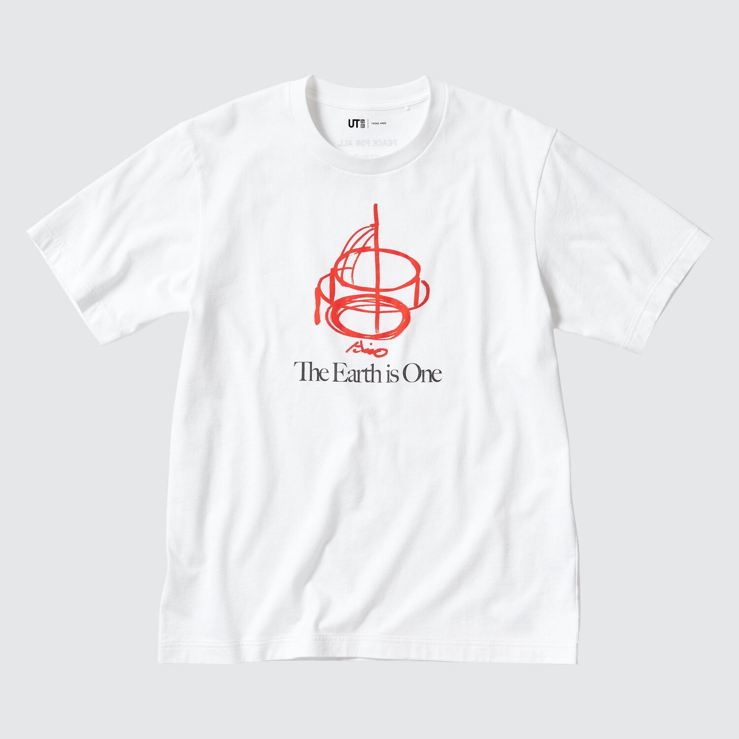 

Футболка Uniqlo Peace For All Tadao Ando, белый