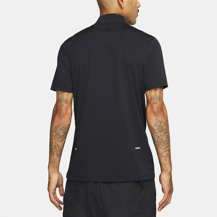 Спортивный топ Nike x NOCTA Drake Golf Mock Neck Top 'Black' DJ5576-010, черный — фото 4