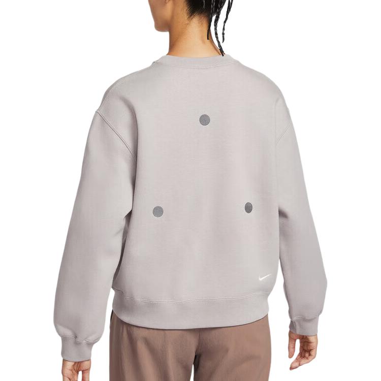 ACG TF TUFF FLEECE CRW SS Свитшот женский Nike, серый — фото 3