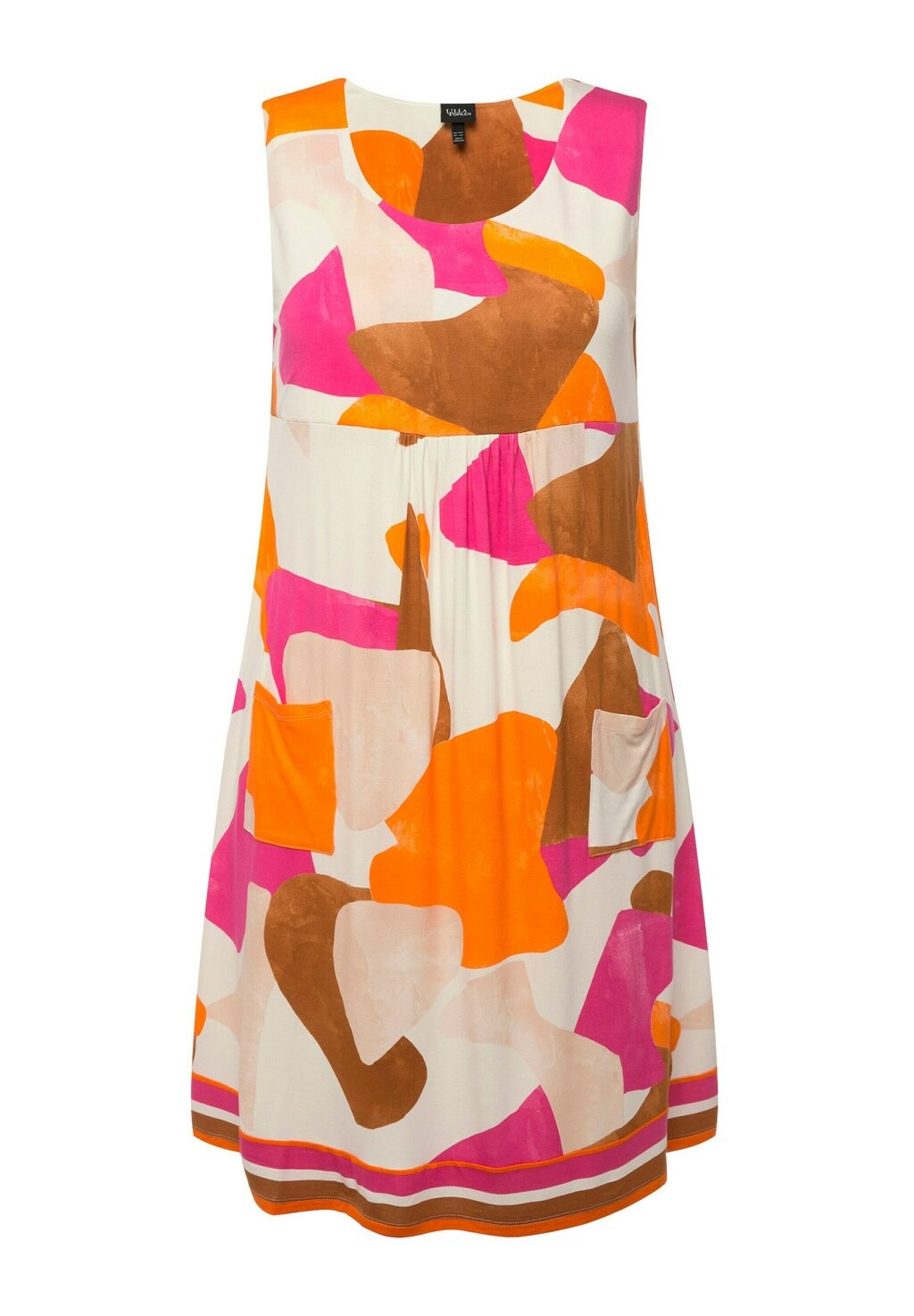 

Платье из джерси GRAPHIC SLEEVELESS MIDI Ulla Popken, кремовый