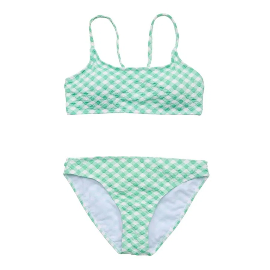Бикини для девочек Big Girls Cool Mint Crush Teen Crop Snapper Rock, зеленый