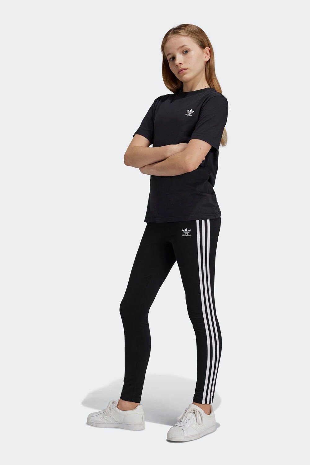 

Детские леггинсы adicolor Adidas, черный