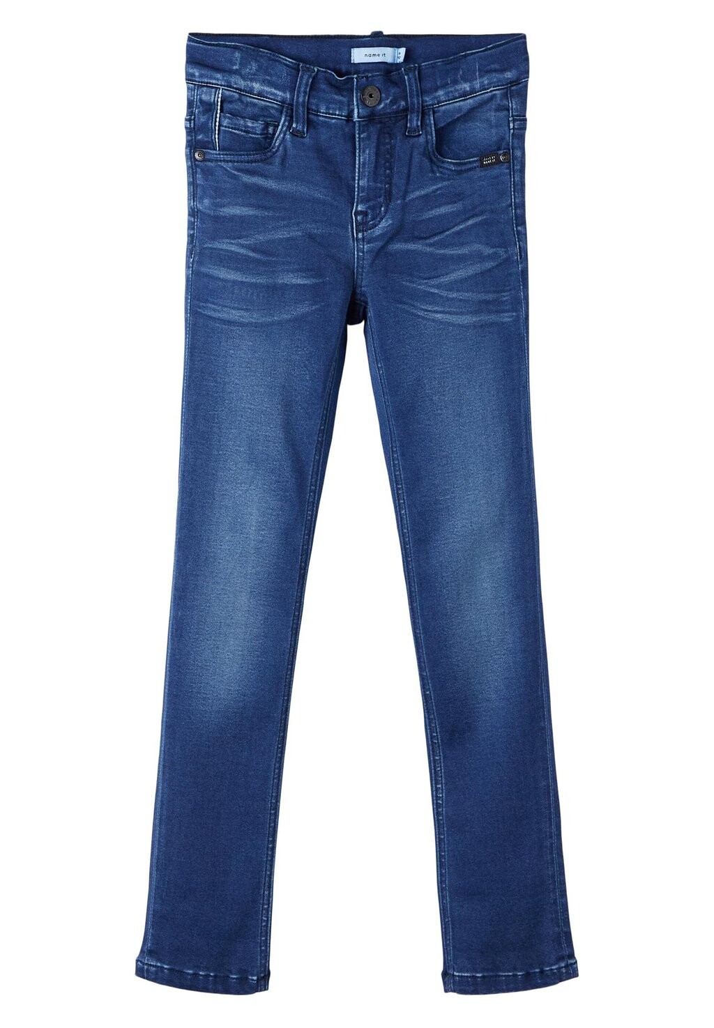 Джинсы Skinny Fit NKMTHEO PANT Name it, цвет dark blue denim — фото 3