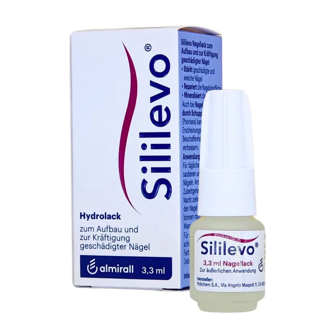 Медицинский лак для укрепления ногтей Sililevo Pharma Perle, 1 X 3.3 Ml — фото 4