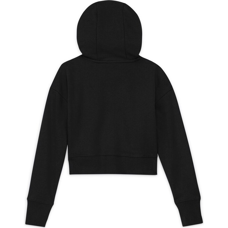 Club ft crop hoodie hbr Nike, черный — фото 2