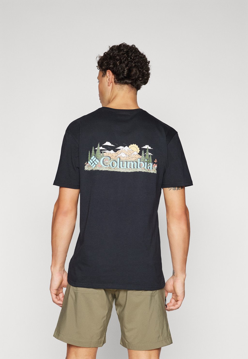 

Футболка с принтом TALBERT RIDGE GRAPHIC TEE Columbia, черный