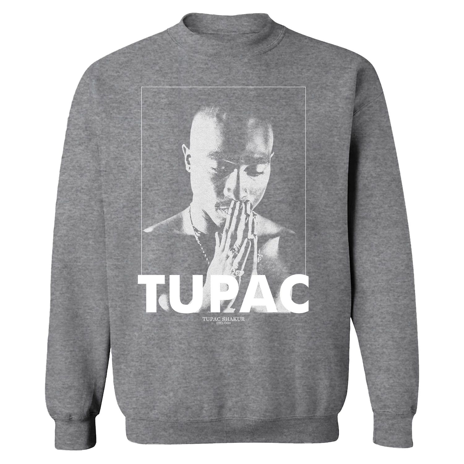 

Мужской свитшот Tupac Praying Hands Licensed Character