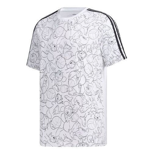 

Футболка m dsny aop t training sports white Adidas, белый
