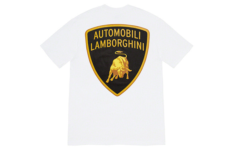 Футболка Automobili Lamborghini X унисекс Supreme, белый — фото 3