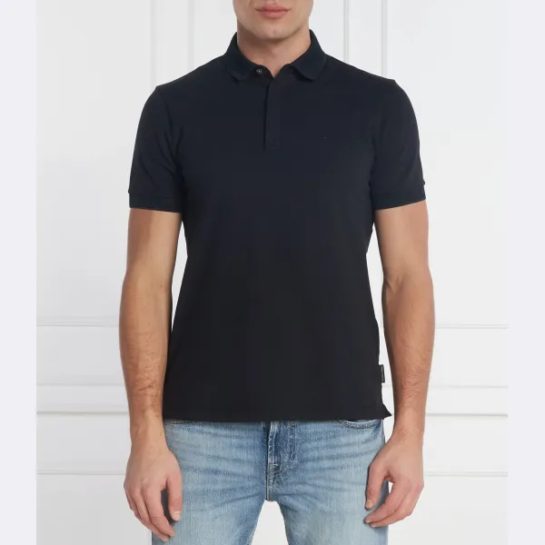 

Рубашка-Поло стандартного кроя досада Armani Exchange, синий