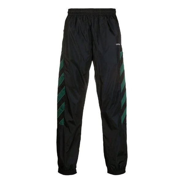 

Брюки diag nylon track pant 'black//white' Off-White, черный
