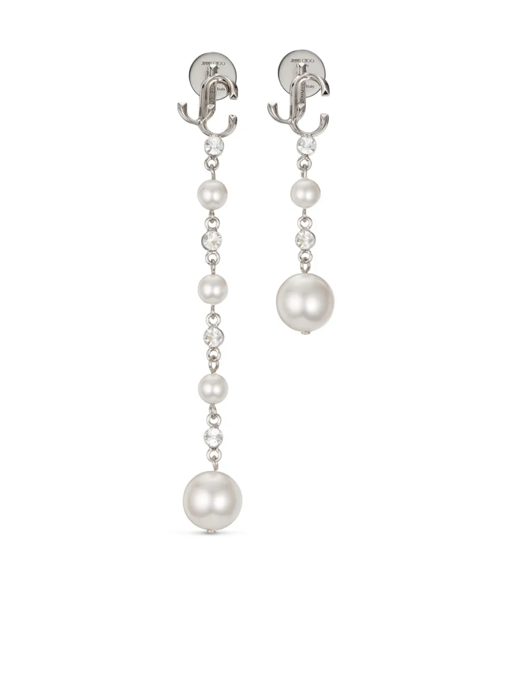 

Серьги-подвески с кристаллами JIMMY CHOO, серебряный