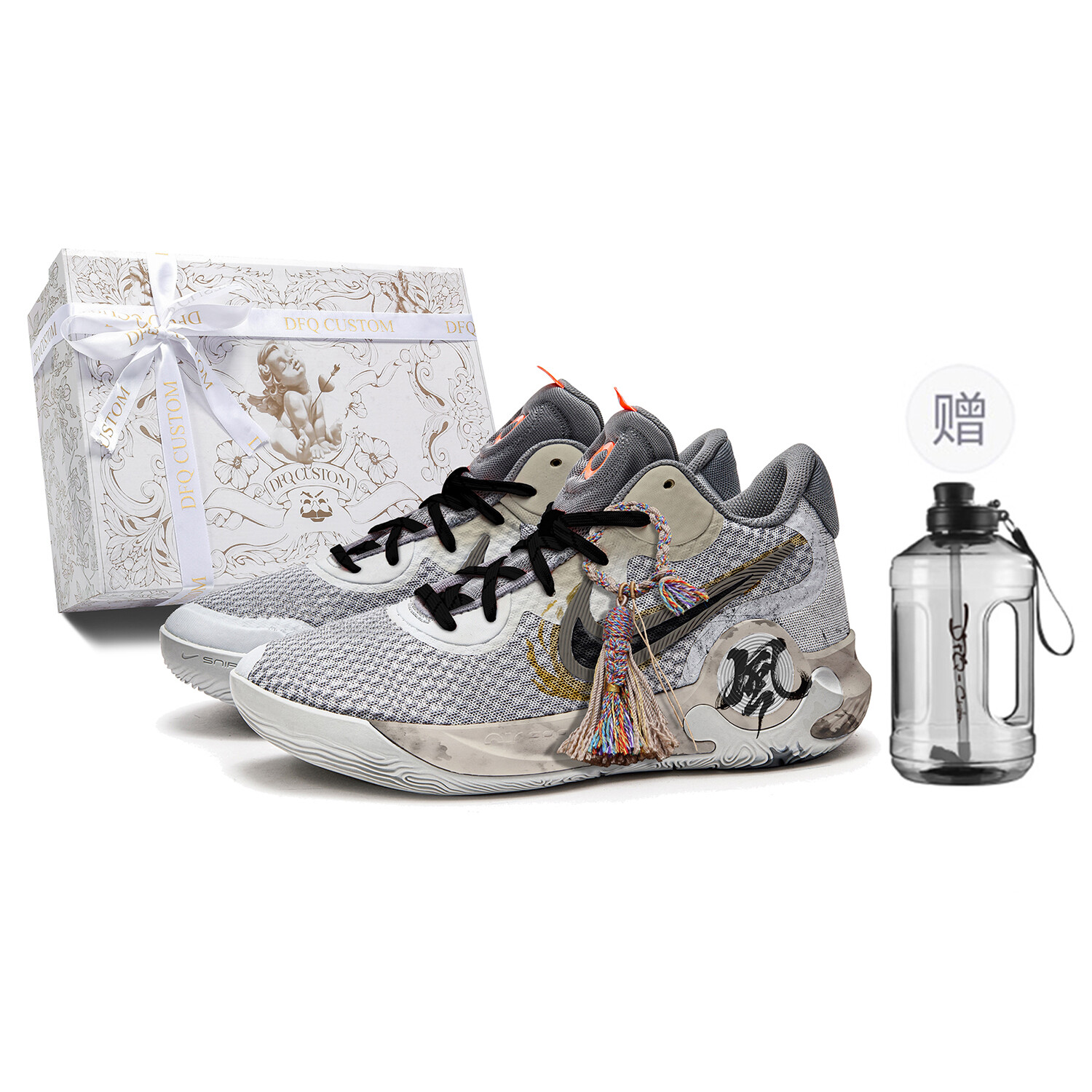 

Баскетбольные кроссовки Trey 5 Basketball Shoes Unisex Mid-Top Gray Nike