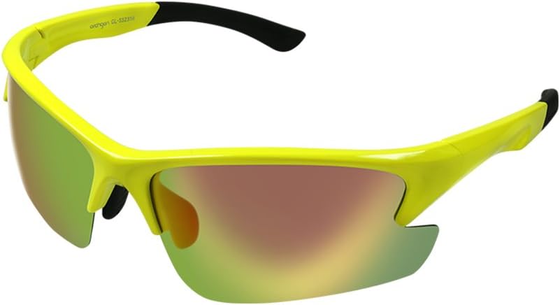 

Поляризованные спортивные солнцезащитные очки для мужчин и женщин, для принятия солнечных ванн, бейсбола, рыбалки, гольфа, бега, велоспорта, вождения, пеших походов, с защитой от УФ-излучения archgon, Yellow + Revo Red