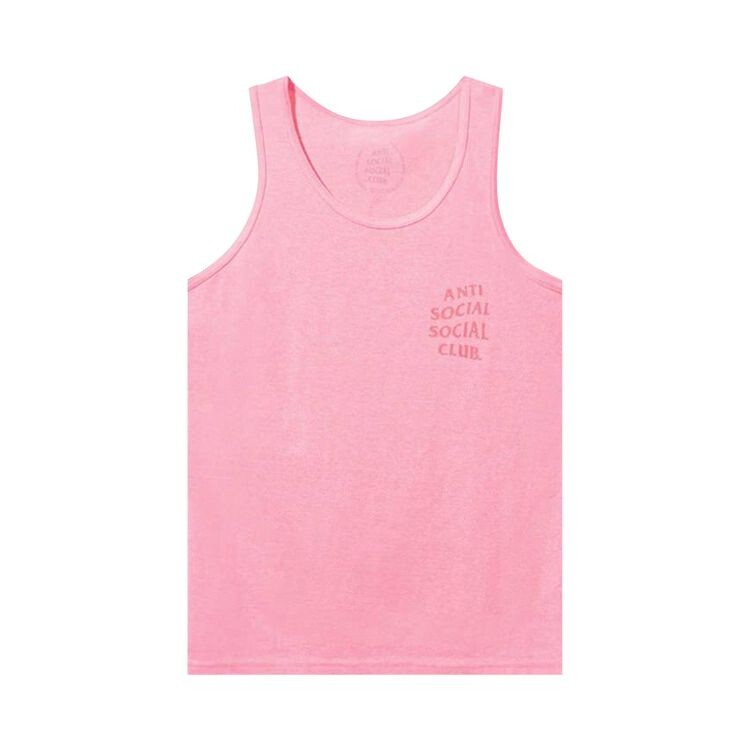 

Топ Anti Social Social Club Goodbye Summer Tank Top Pink, розовый