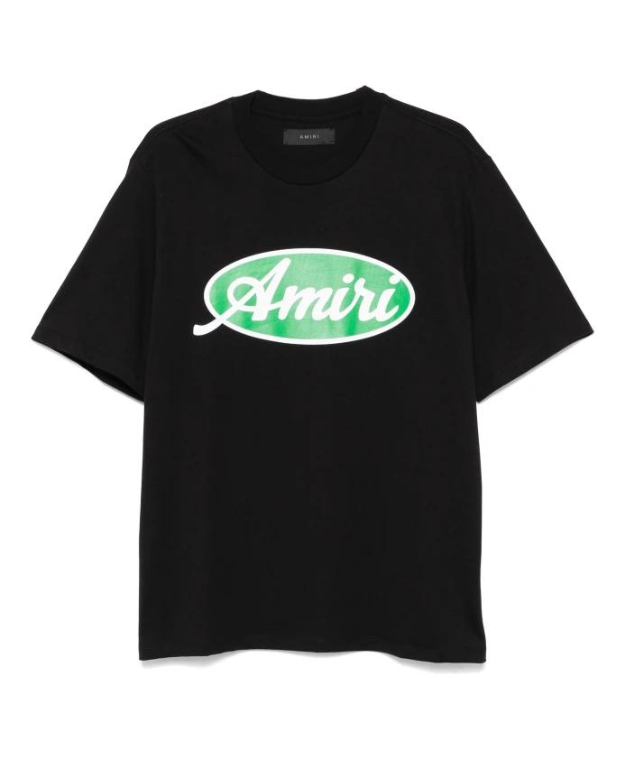

Футболка It с круглым вырезом и овальным логотипом Amiri, черный