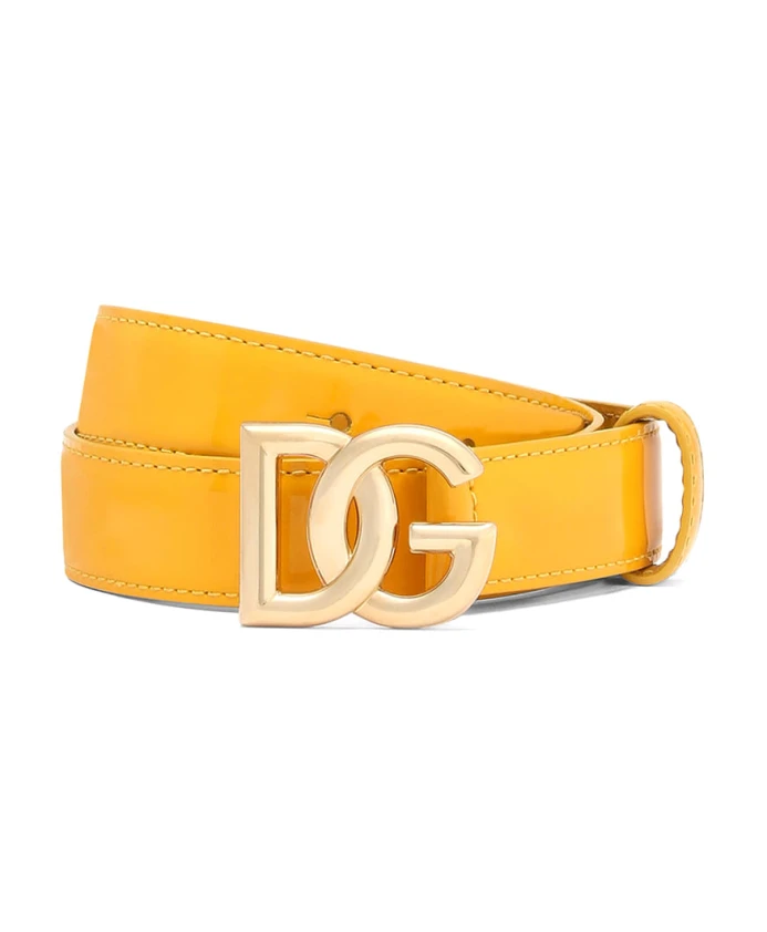 

Стильный кожаный ремень. Dolce & Gabbana, желтый