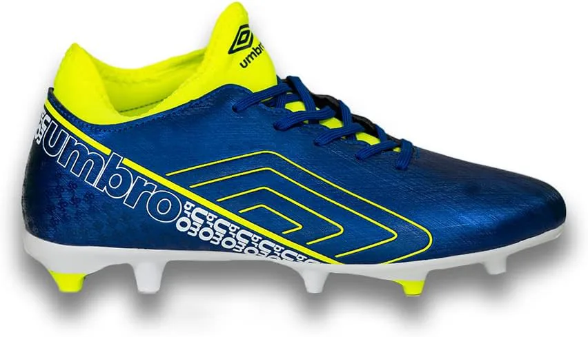 Футбольные бутсы Umbro Spirito для молодежи на твердое покрытие, сине-белый — фото 3