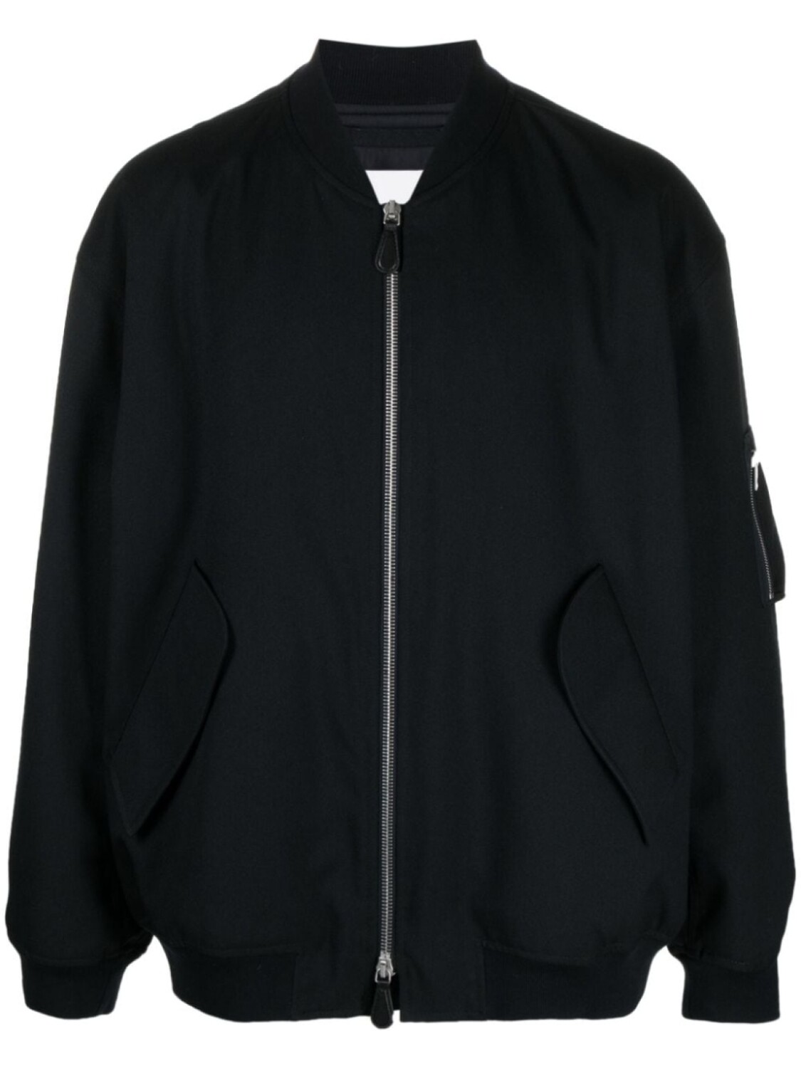 

Jil Sander бомбер на молнии, черный