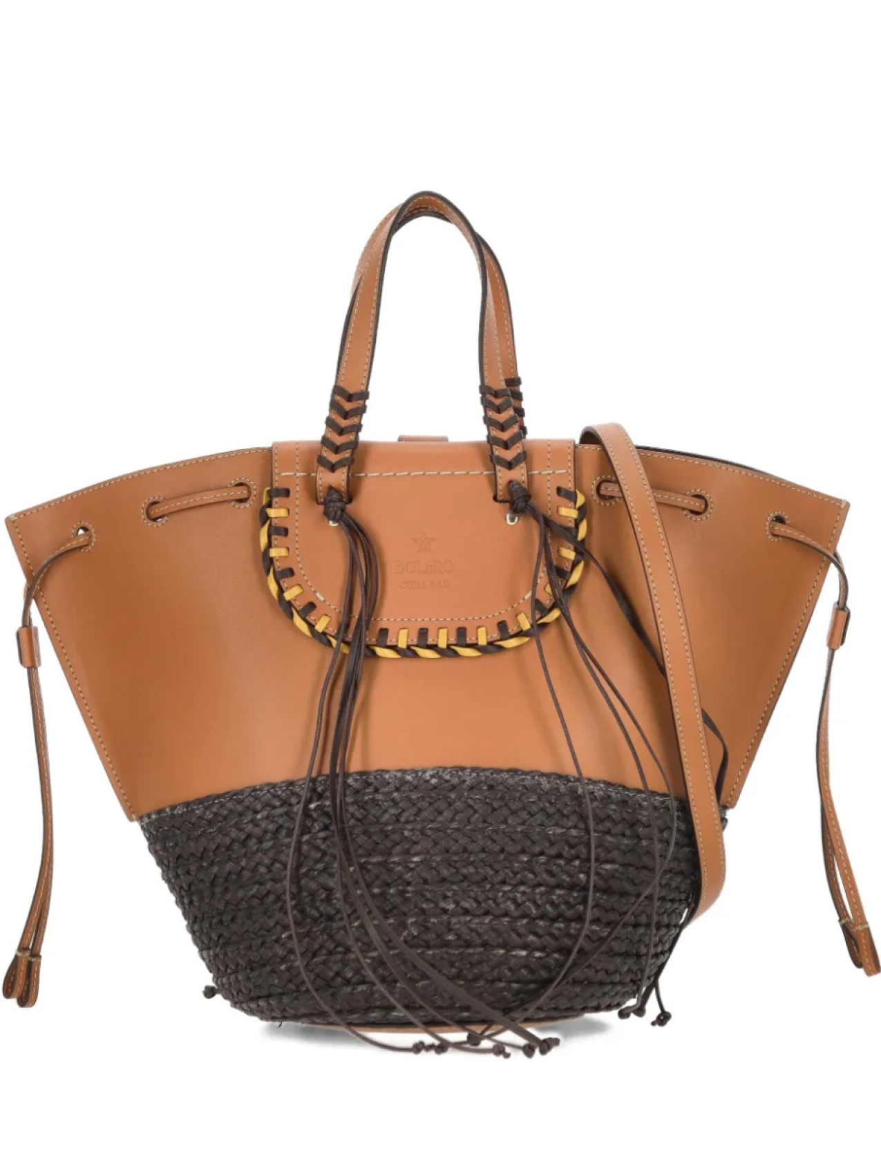 

Кожаная сумка-тоут CUBA LAB, коричневый