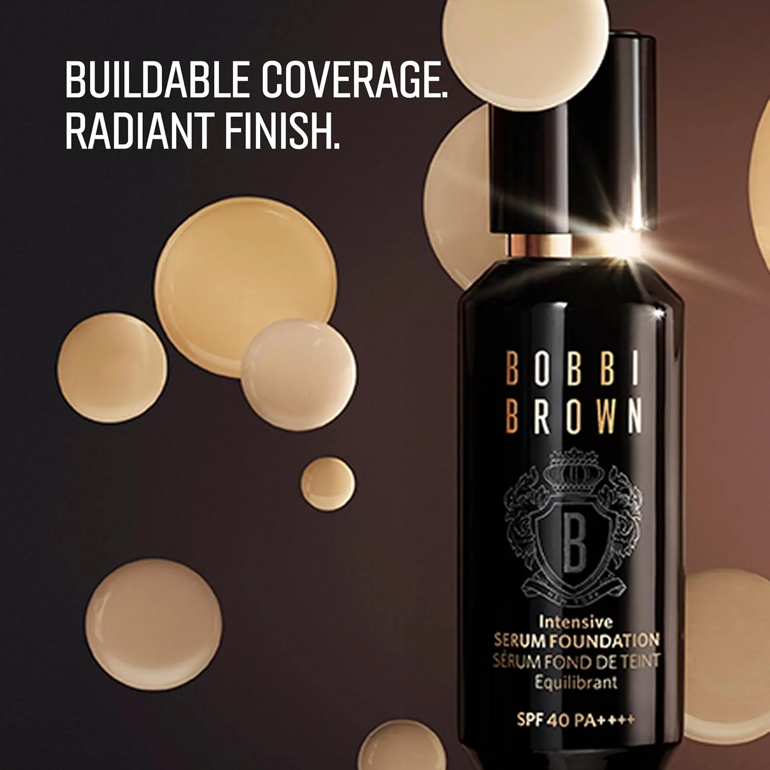 Интенсивная сыворотка-тональная основа Bobbi Brown SPF 40/30 | Сыворотка-тональная основа, придающая сияние и ухаживающая за кожей, для безупречного покрытия, 30 мл, 21 Walnut (Deep brown with red undertones for deep skin) — фото 3