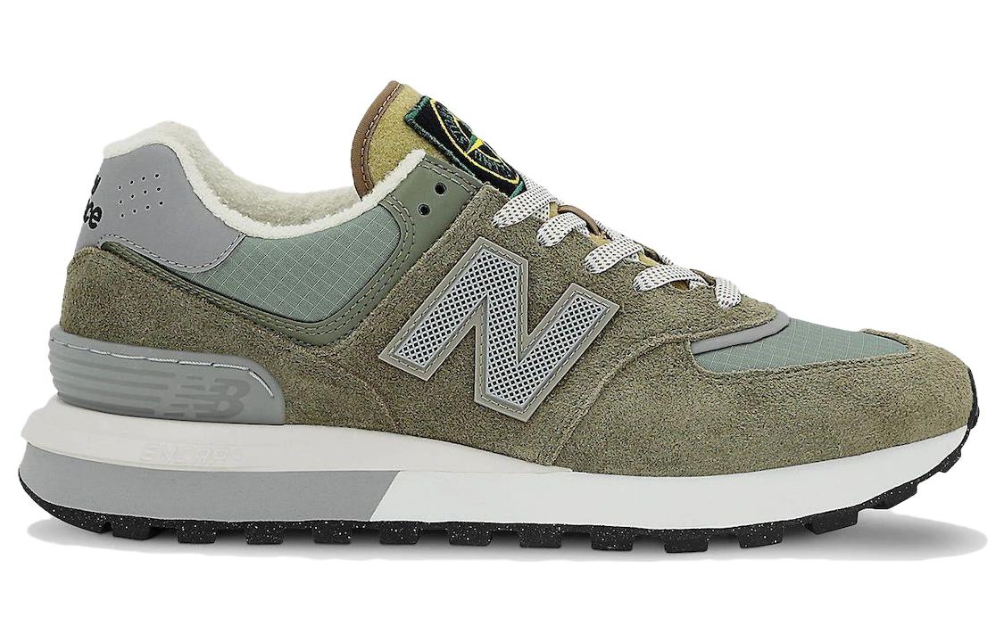 New Balance Стоун Айленд Икс 574 Легаси 'Стил Блю' — фото 3