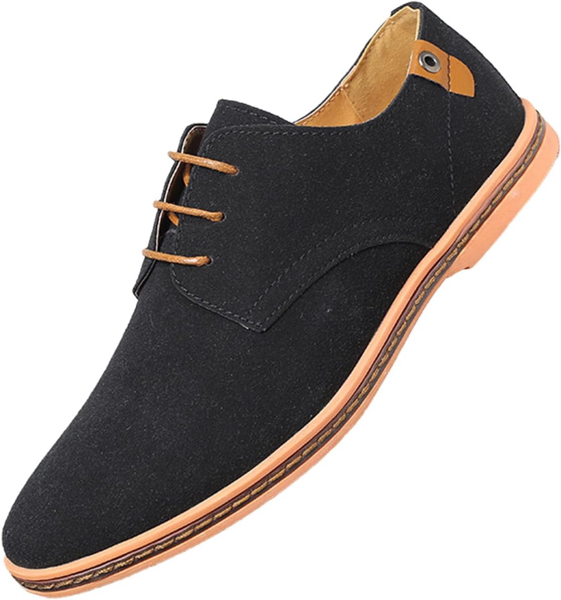 

Мужские замшевые оксфорды, формальные и повседневные прогулочные туфли, мужские замшевые туфли, повседневные шнурки-оксфорды (коричневые, размер 12) Cpmbfdc