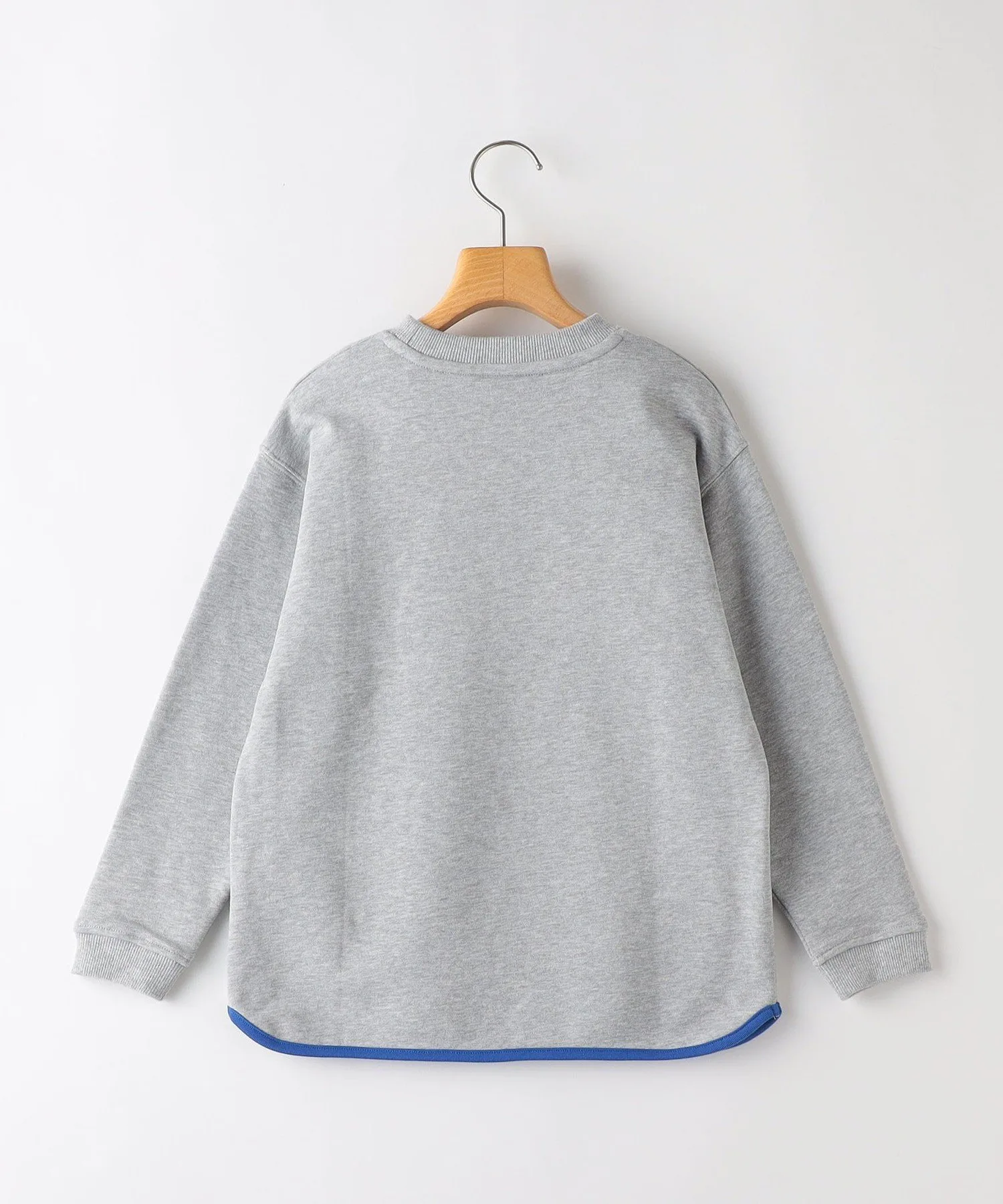 Детская толстовка SHIPS KIDS: 80-90 см / Толстовка с логотипом колледжа Piping, Top Gray — фото 2