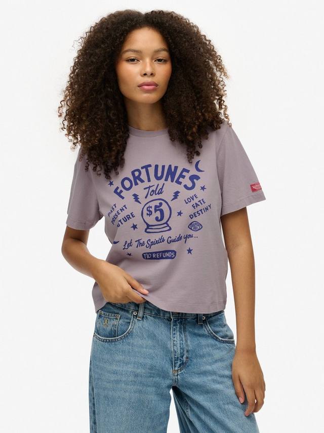 

Футболка Relaxed Roadside Trade Superdry, Brassica Lilac