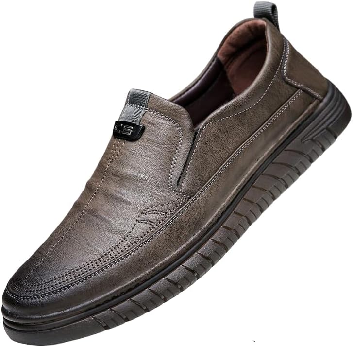 

Мужские лоферы одного цвета- дышащие и модные, с PU подошвой и стелькой. Осенняя и зимняя повседневная спортивная обувь. Подходит для работы или повседневного использования Hoalox, коричневый