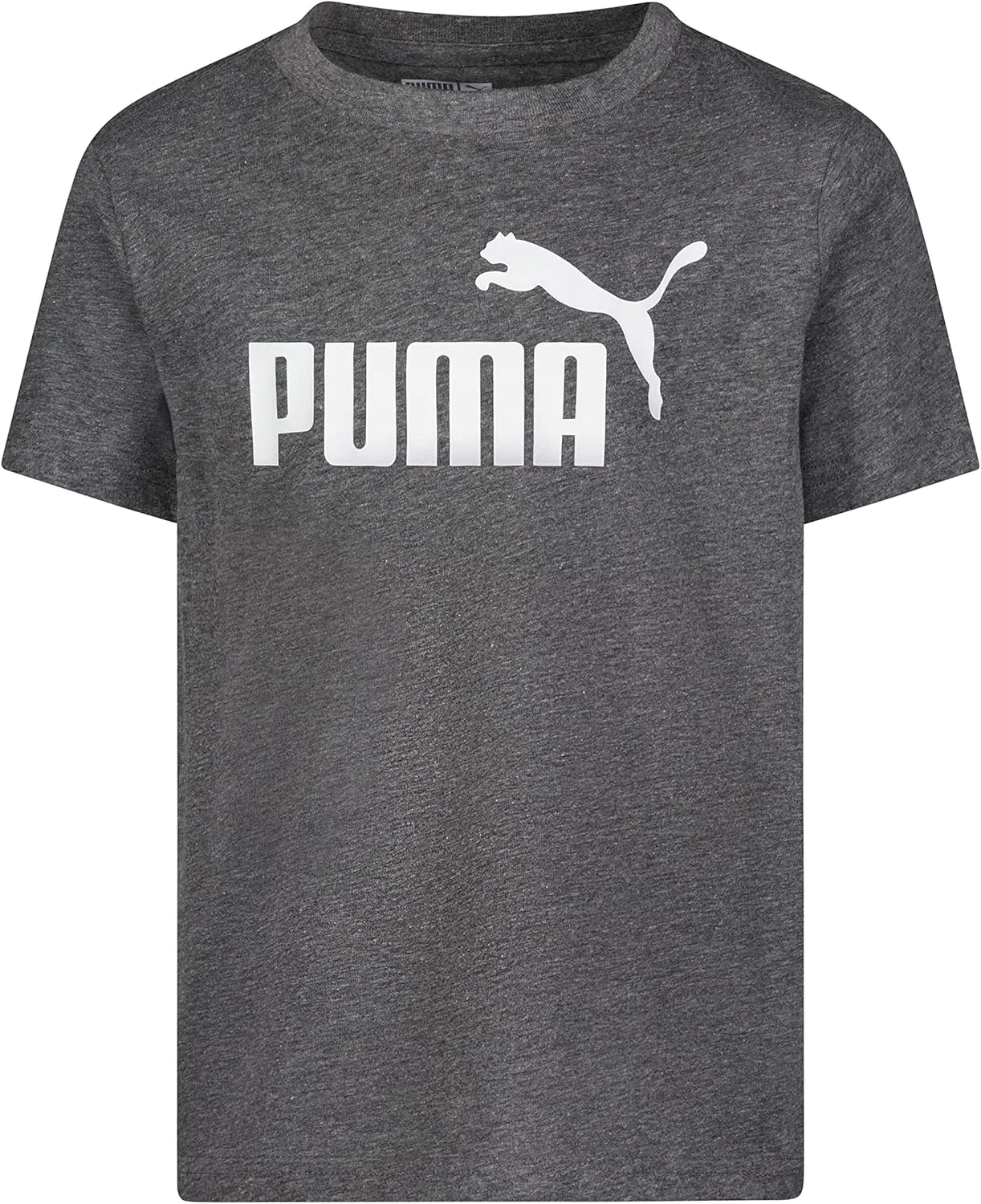 Детская футболка Puma с логотипом № 1, Charcoal Heather