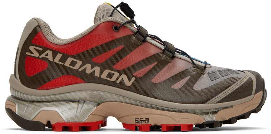 

Красно-бежевые кроссовки XT-4 OG Salomon, Красный, Красно-бежевые кроссовки XT-4 OG Salomon