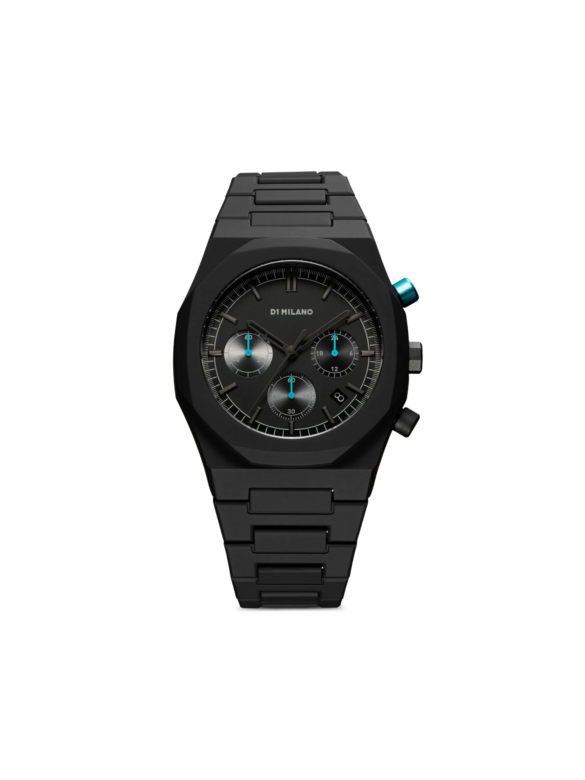 

Наручные часы Polychrono 40.5 мм D1 Milano, черный
