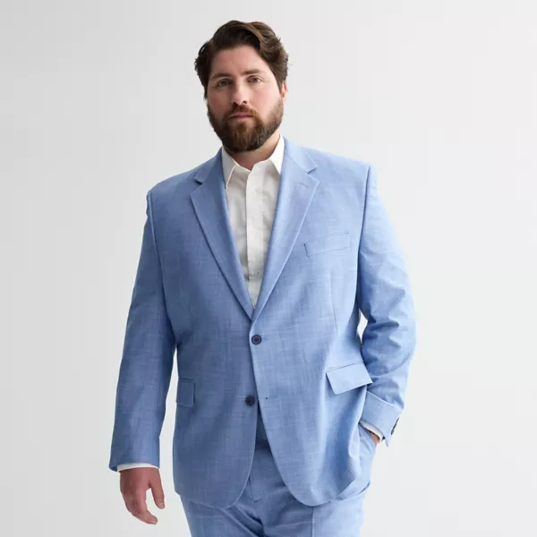 

Пиджак Premier Flex Performance для больших и высоких людей, легко моющийся Apt. 9, голубой