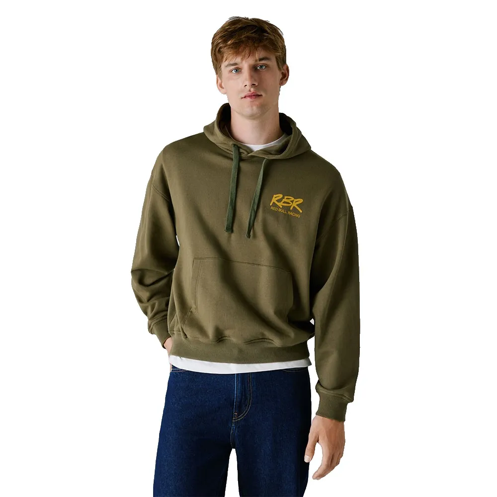 

Толстовка Red Bull Racing Marker Script full zip, зеленый