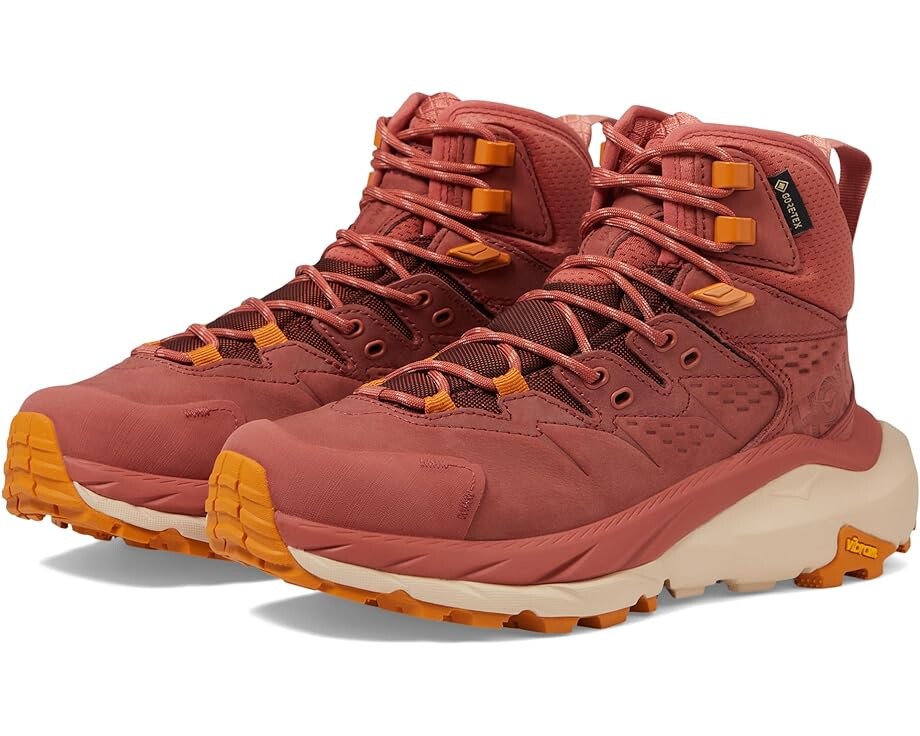 

Походная обувь Hoka Kaha 2 GORE-TEX, цвет Hot Sauce/Shifting Sand