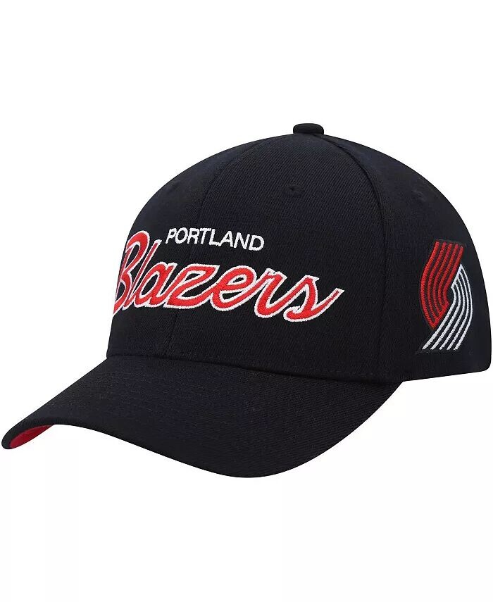 

Мужская черная эластичная бейсболка Portland Trail Blazers MVP Team Script 2.0 Mitchell & Ness