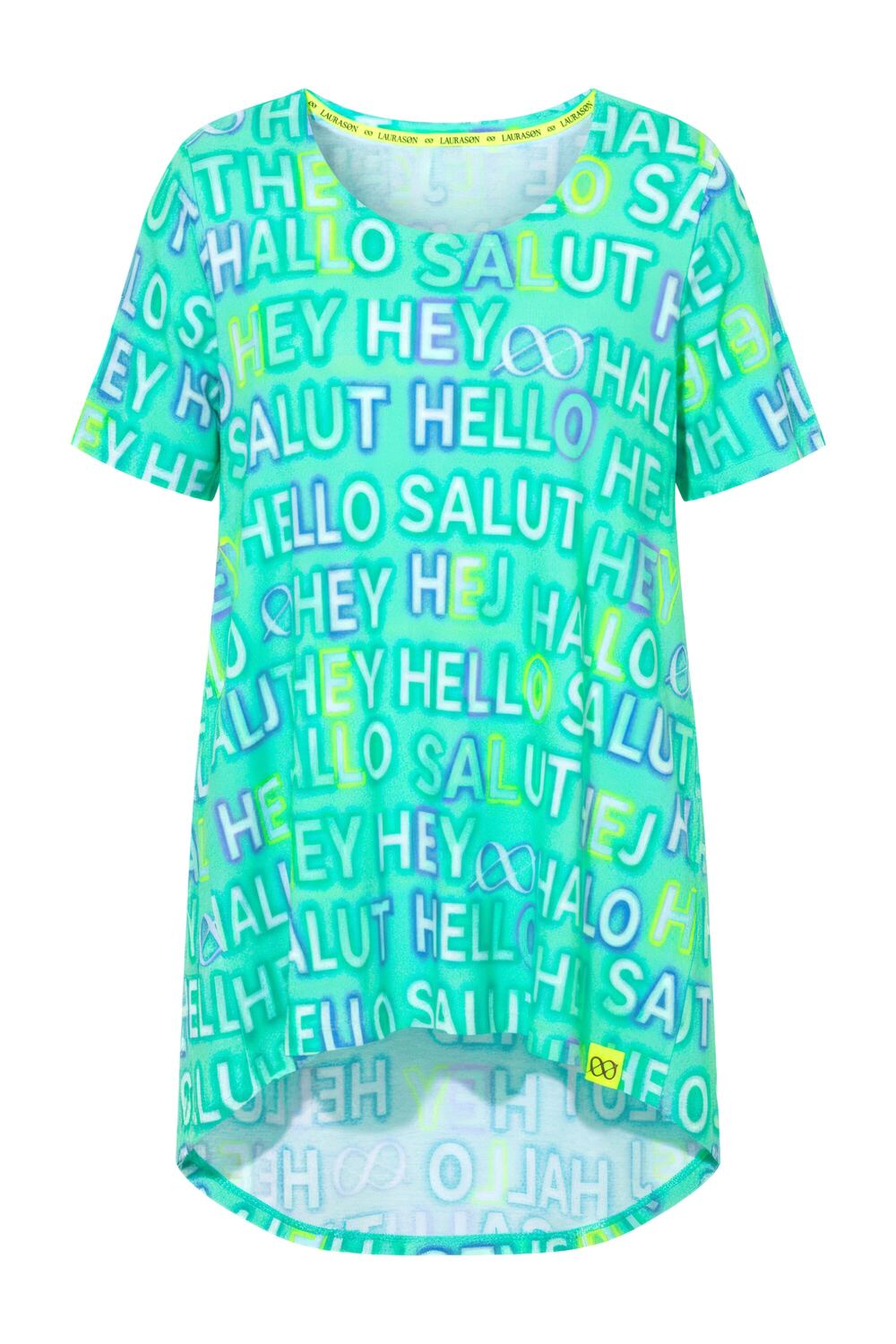 

LAURASØN Футболка в цвете мяты