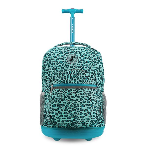 

Ранцевая сумка на колесиках Sunrise J World, цвет mint leopard